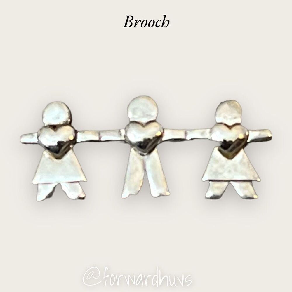 Bundle Sale 3 for $15 | Children’s Love Silver-Tone Brooch